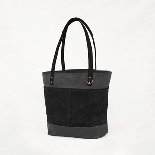 Oberlin Tote - Black Leather + Hardware Kit