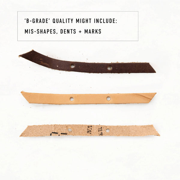 Makers' Mercantile Leather Zipper Pull