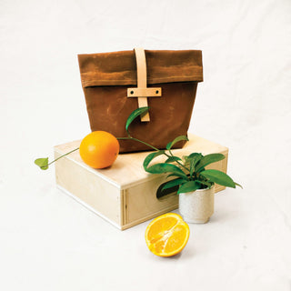 Free Project! Waxed Canvas Lunch Sack - Klum House