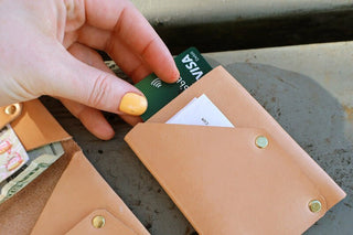 How to Make a Leather Card Holder - Klum House