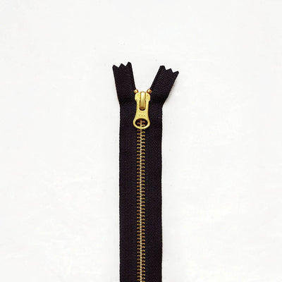 12" Brass Zippers - Wholesale - ZIP - 12 - BLA - WHL - Wholesale - Klum House