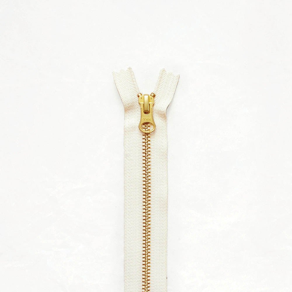 12" Brass Zippers - Wholesale - ZIP - 12 - NAT - WHL - Wholesale - Klum House