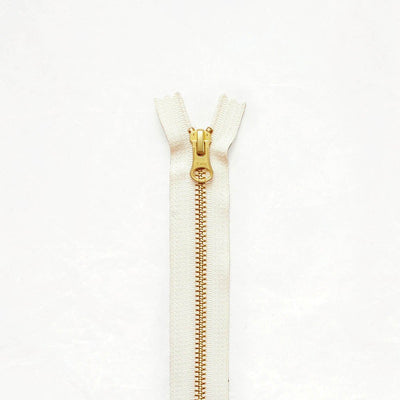 12" Brass Zippers - Wholesale - ZIP - 12 - NAT - WHL - Wholesale - Klum House