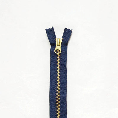 12" Brass Zippers - Wholesale - ZIP - 12 - NAV - WHL - Wholesale - Klum House