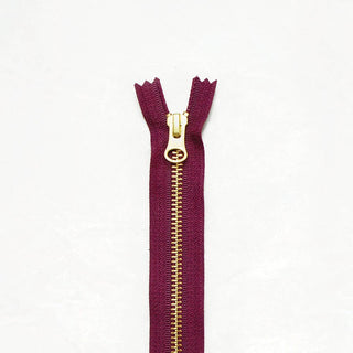 12" Brass Zippers - ZIP - 12 - BRU - Zippers - Klum House