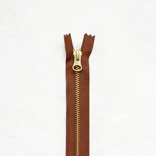 12" Brass Zippers - ZIP - 12 - FIE - Zippers - Klum House