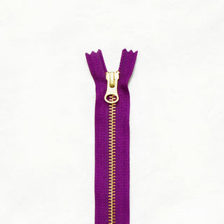 12" Brass Zippers - ZIP - 12 - PLU - Zippers - Klum House