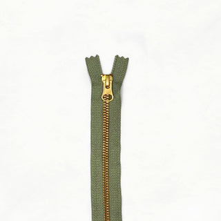 12" Brass Zippers - ZIP - 12 - SAG - Zippers - Klum House