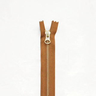 13" Brass Zippers - ZIP - 13 - BRU - Zippers - Klum House