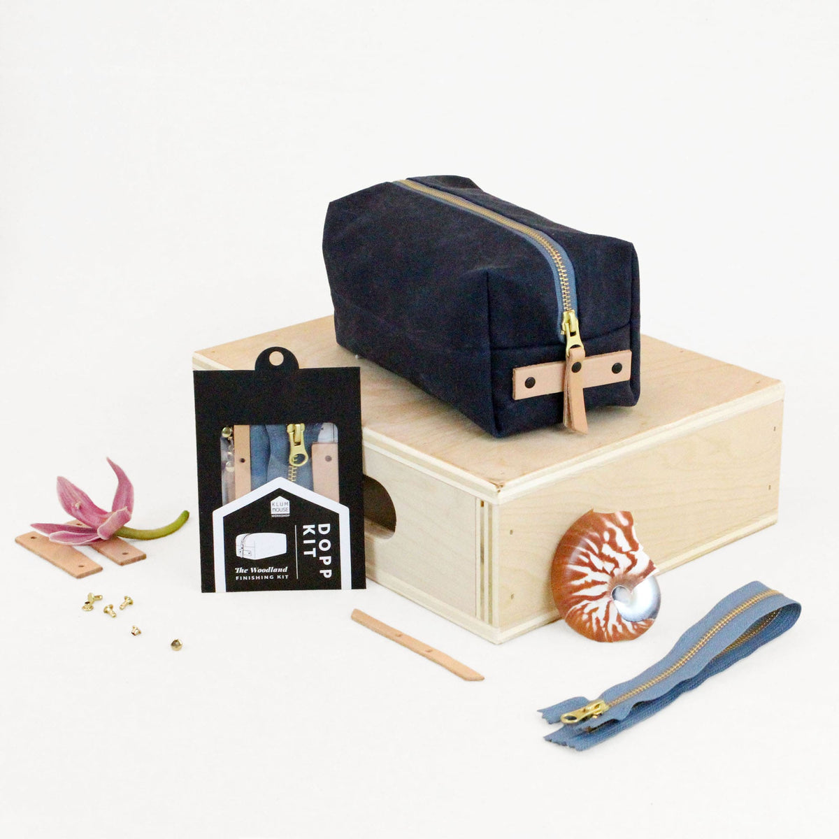 Woodland - Navy Bag Maker Kit