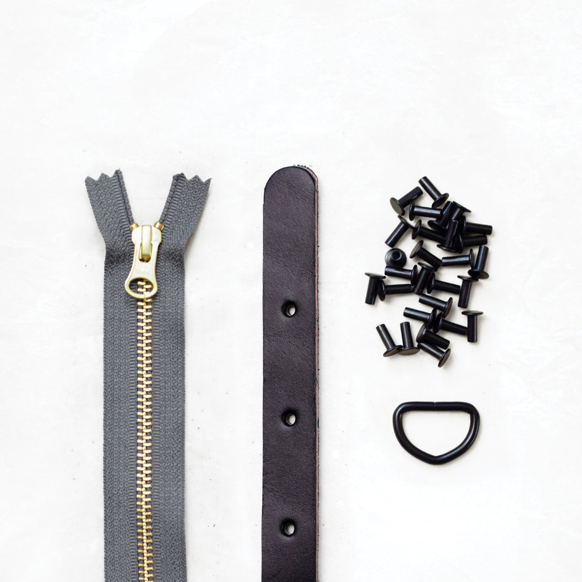 Maywood - Black Leather + Hardware Kit