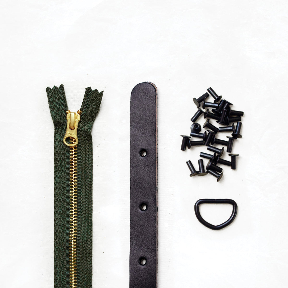 Maywood - Black Leather + Hardware Kit