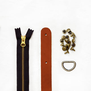 Fremont - Chestnut Leather + Hardware Kit