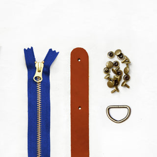 Fremont - Chestnut Leather + Hardware Kit