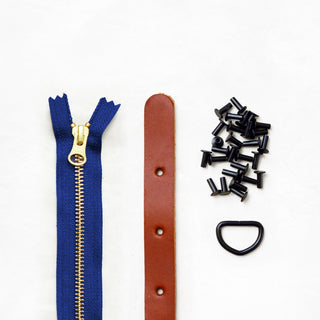 Maywood - Chestnut Leather + Hardware Kit