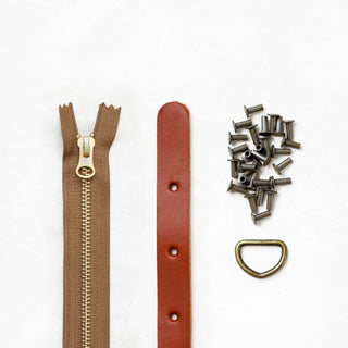 Maywood - Chestnut Leather + Hardware Kit