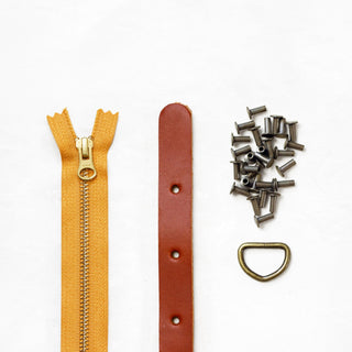 Maywood - Chestnut Leather + Hardware Kit