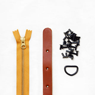 Maywood - Chestnut Leather + Hardware Kit