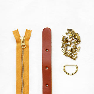 Maywood - Chestnut Leather + Hardware Kit