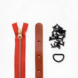 Maywood - Chestnut Leather + Hardware Kit