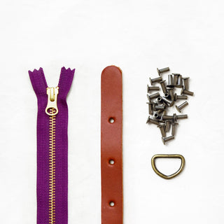 Maywood - Chestnut Leather + Hardware Kit