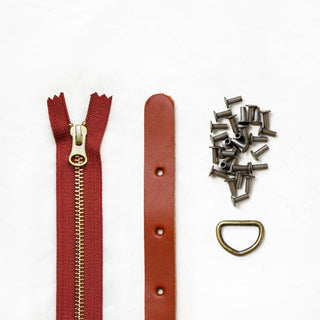 Maywood - Chestnut Leather + Hardware Kit