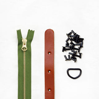 Maywood - Chestnut Leather + Hardware Kit