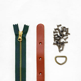 Maywood - Chestnut Leather + Hardware Kit