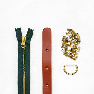 Maywood - Chestnut Leather + Hardware Kit