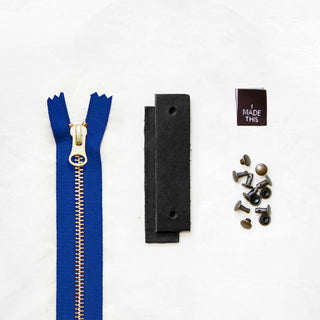 Woodland - Black Leather + Hardware Kit