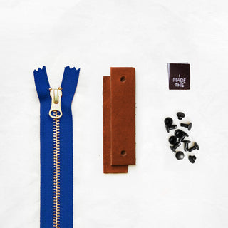 Woodland - Chestnut Leather + Hardware Kit