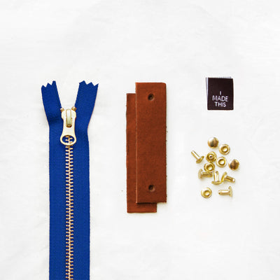 Woodland - Chestnut Leather + Hardware Kit