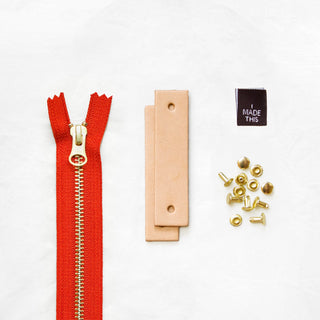 Woodland - Tan Leather + Hardware Kit