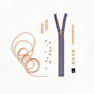 Alberta - Tan Leather + Hardware Kit - ALB - LH - TAN - BRA - BLA - Leather + Hardware Kit - Klum House