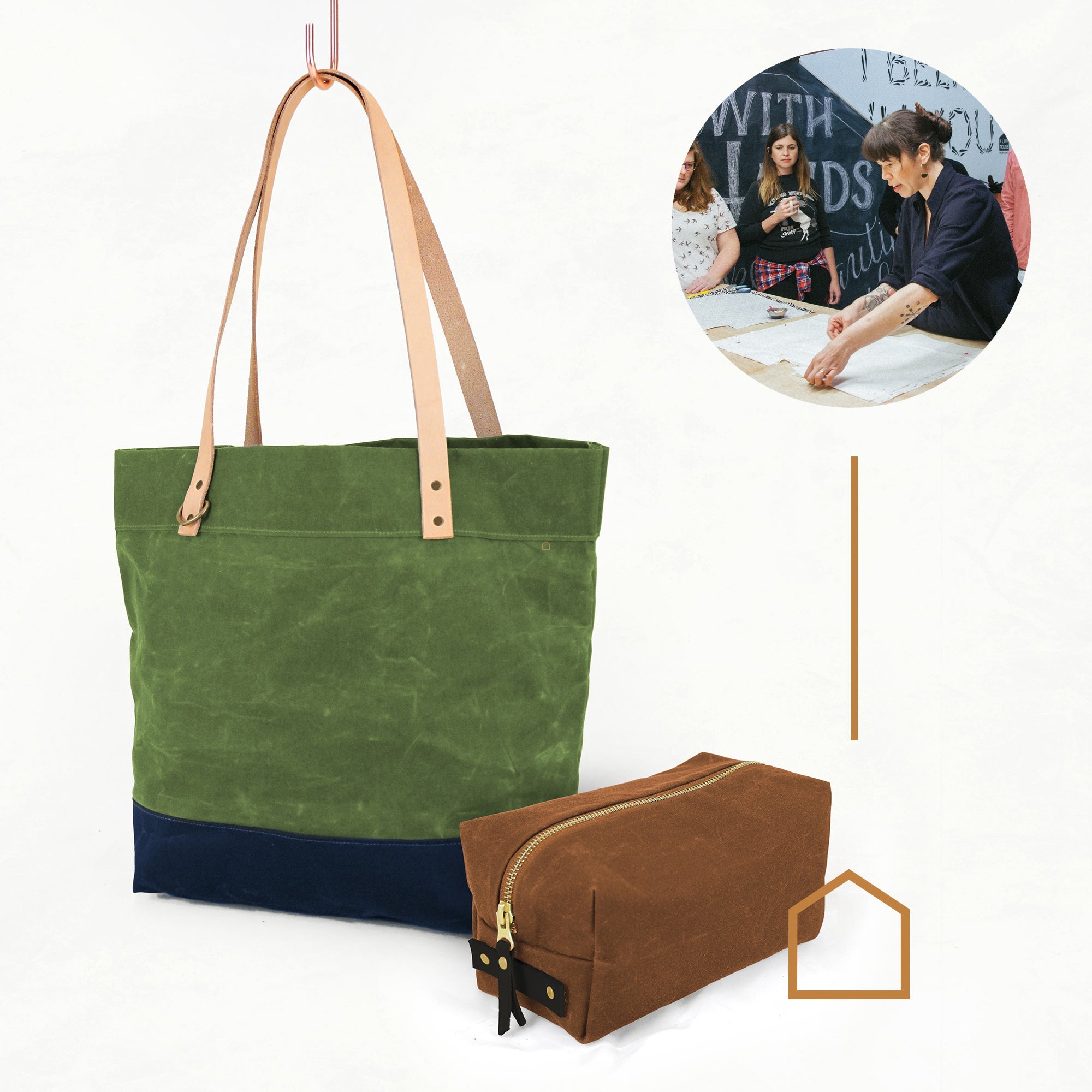 Beginner Bag Making - Online Course - BEG - BAG - MAKE - COURSE - BUNDL - BRUSH - Online Course - Klum House