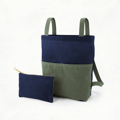 Belmont - Navy Bag Maker Kit - BEL - NAVY - SAGE - Maker Kit - Klum House