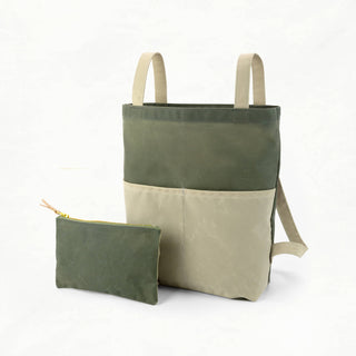 Belmont Sample (Sage + Bone) + Zipper Pouch - SAMLE - BEL - SAGE - BONE - ZIP - Sample Bag - Klum House