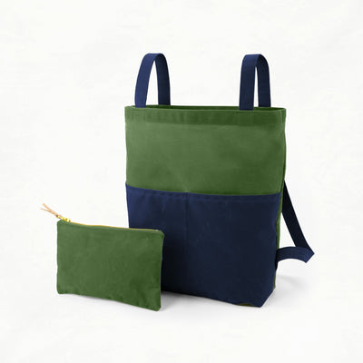 Belmont - Spring Green Bag Maker Kit - BEL - SPRING - NAVY - Maker Kit - Klum House