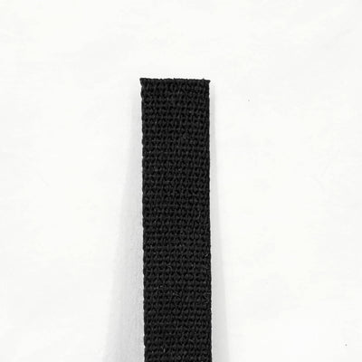 Black Heavy Cotton Webbing - COTTON - WEB - 1 - BLA - DISCO - Tools + Supplies - Klum House