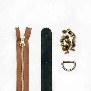 Fremont Tote - Black Leather + Hardware Kit - FRE - LH - BLA - AB - FT - Leather + Hardware Kit - Klum House