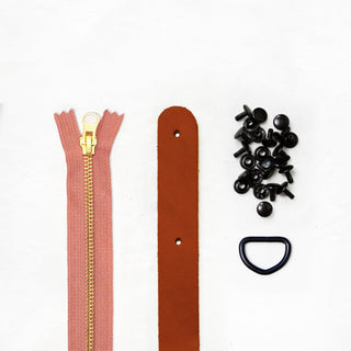 Fremont Tote - Chestnut Leather + Hardware Kit - Leather + Hardware Kit - Klum House