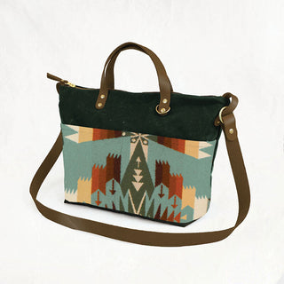 Fremont Tote Sample (Sage Canyon Pendleton® Wool) - SAMPLE - FRE - SAGE - CANYON - Sample Bag - Klum House