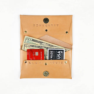 Large Leather Wallet Kit (Seconds) - LEATHR - WALLE - BLA - T - B - GRADE - LG - 1 - Quick Make - Klum House