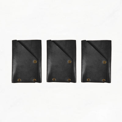 Leather Card Holder Kit - LETHR - CARD - WAL - BLA - 3 - BUNDL - Quick Makes - Klum House
