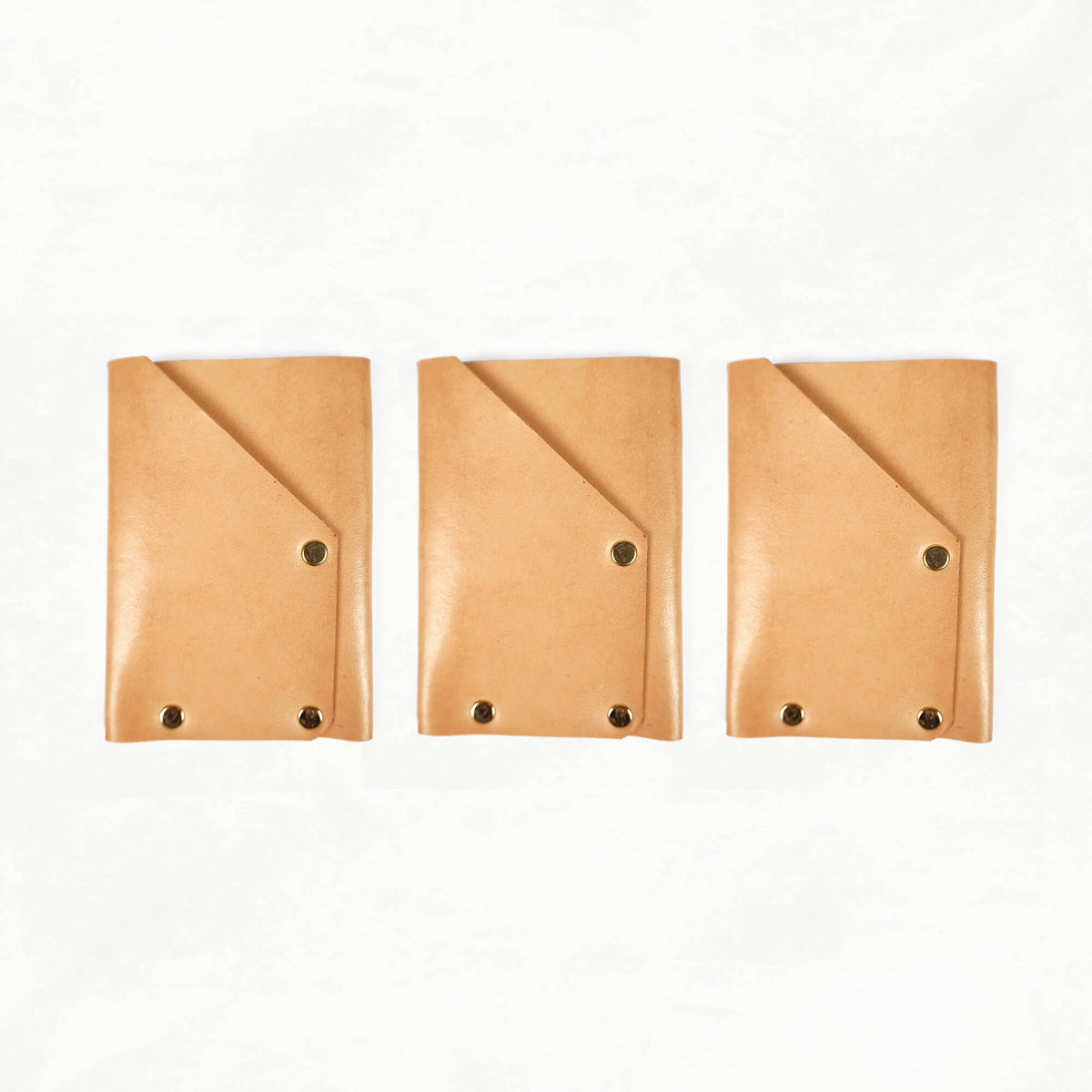 Leather Card Holder Kit - LETHR - CARD - WAL - TAN - 3 - BUNDL - Quick Makes - Klum House