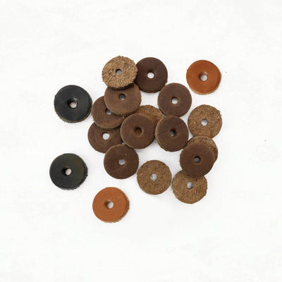 Leather Washers (Seconds) - WASH - B - 50 - MIX - Leather - Klum House