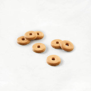 Leather Washers - WASH - TAN - 8 - 5 - 7 - Leather - Klum House