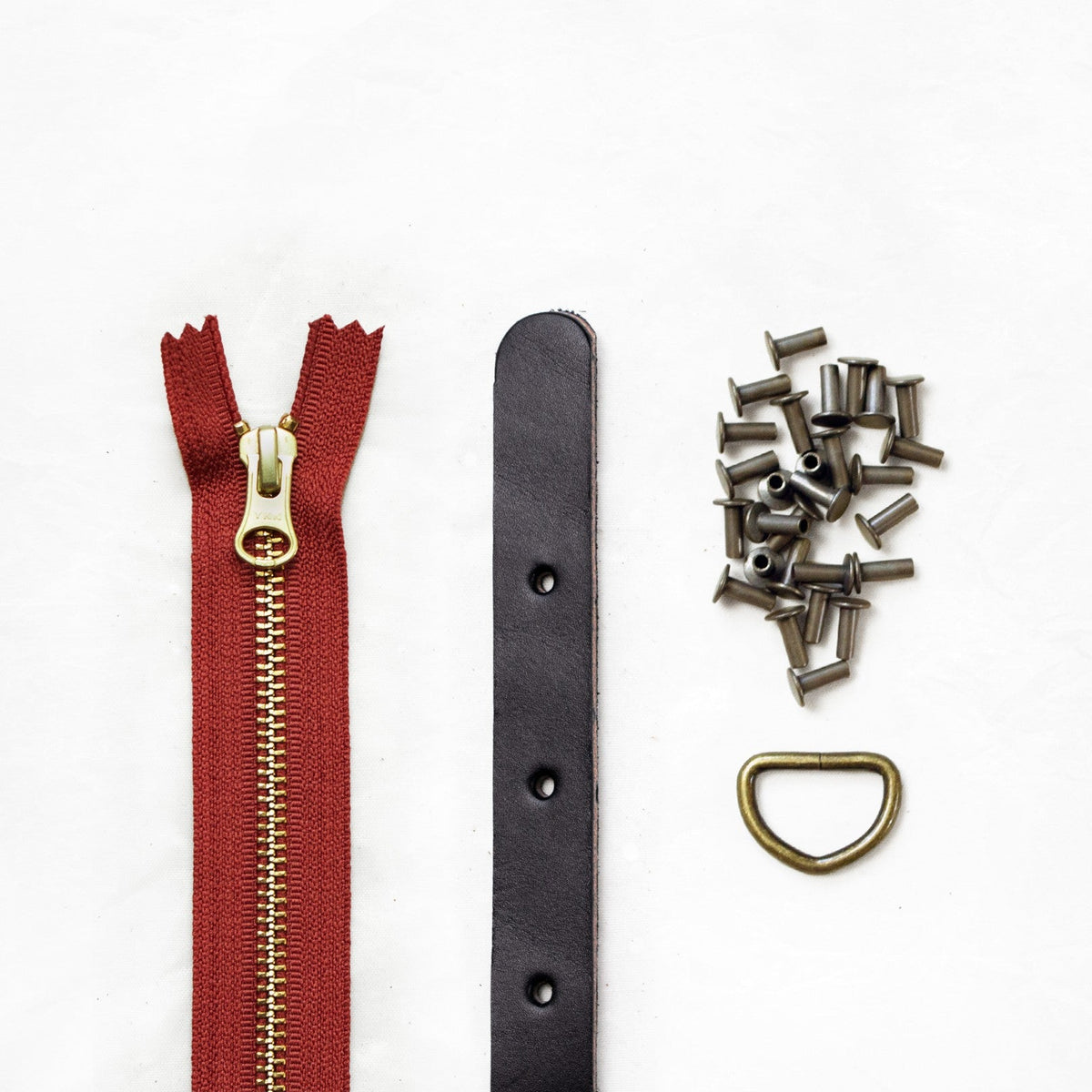 Maywood - Black Leather + Hardware Kit - Leather + Hardware Kit - Klum House