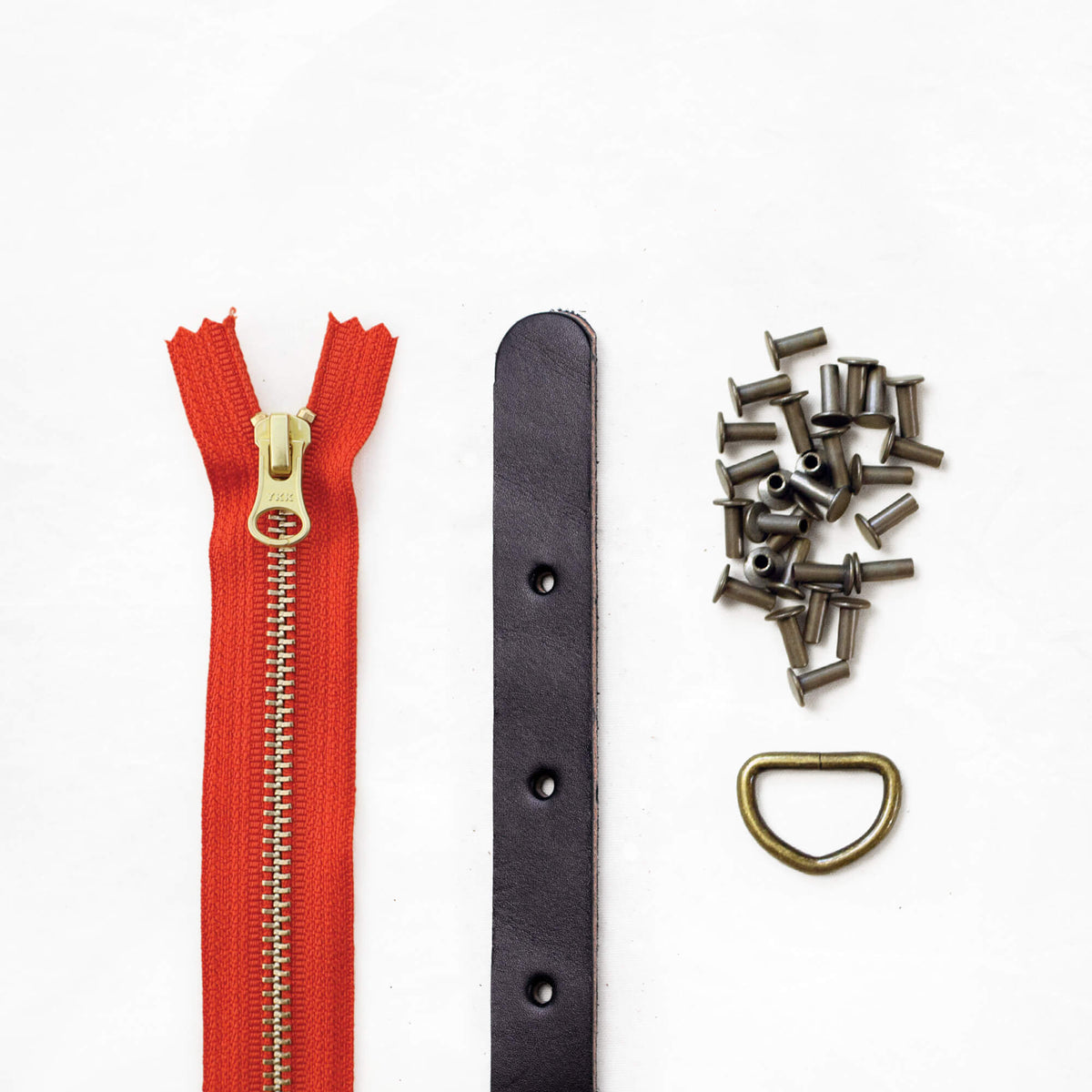 Maywood - Black Leather + Hardware Kit - MAY - LH - BLA - AB - PER - Leather + Hardware Kit - Klum House