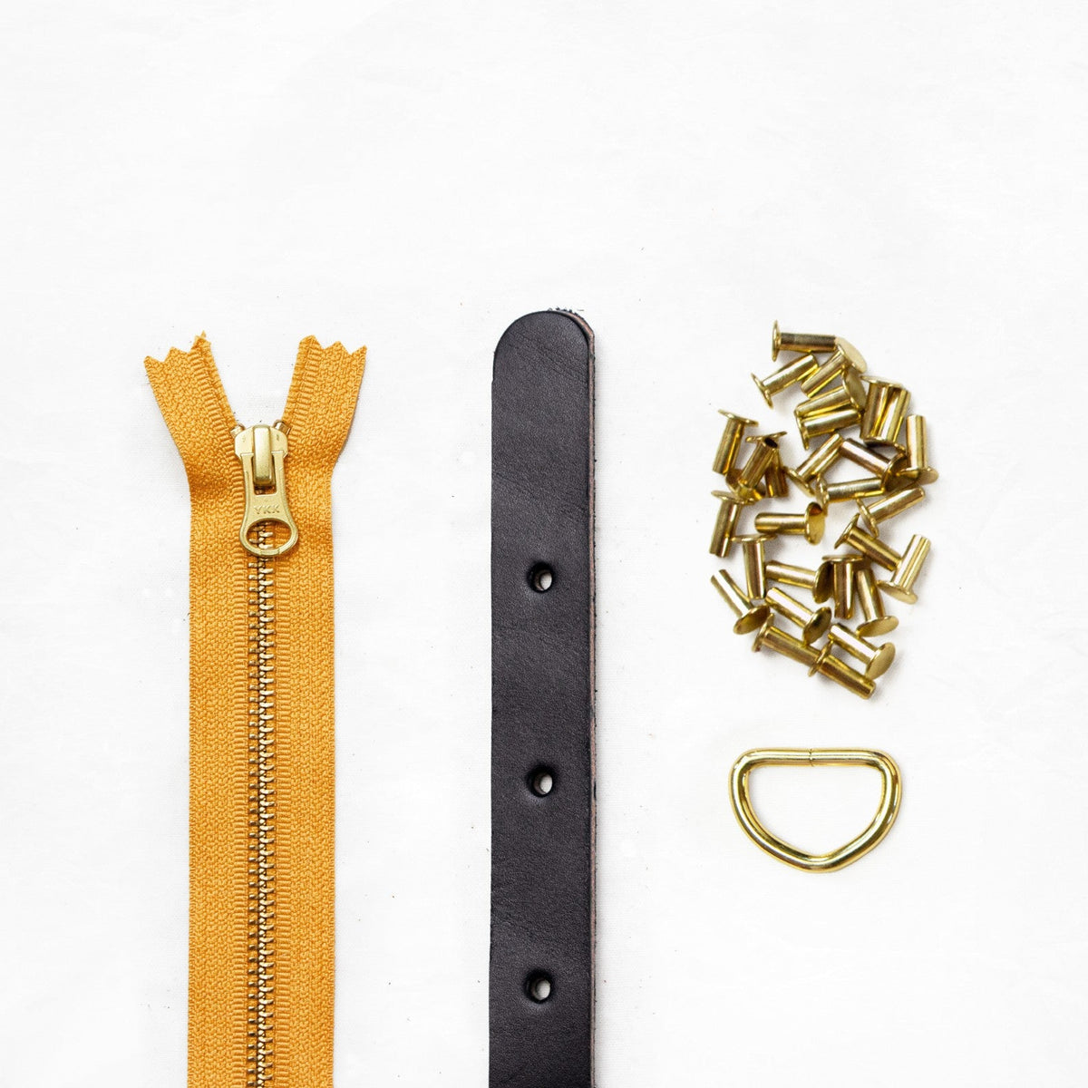 Maywood - Black Leather + Hardware Kit - MAY - LH - BLA - BRA - MUS - Leather + Hardware Kit - Klum House